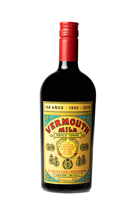 Botella vermouth rojo 150 aniversario